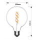 Lámparas LED Globo G125 Clara E27 Filamento trenzado 4,9W 420lm RGB+WW Wifi+Bluetooth, para Smartphone y control voz
