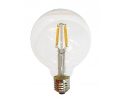 Lámpara LED Globo 125mm Clara E27 2W Filamento 2700ºK