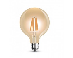 Lámpara LED Globo 95mm Gold E27 4W Filamento 1800ºK