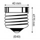 Lámpara LED Coliseum BT180 Gold E40 11W Filamento 2100ºK Regulable