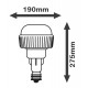 Lámpara LED HB E40 100W Luz Blanca (Ideal Campanas)