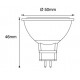 Lámpara LED GU5,3 MR16 SMD 5,5W 100º 12V-30V DC