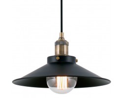 Lámpara Colgante Vintage Plato Metal con p/lampara E27, cable y florón