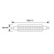 Lámpara LED R7s 118mm diámetro 23,5mm 230V 10W 900Lm