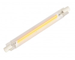 Lámpara LED R7s COB 118mm diámetro 14mm 230V 8W 1050Lm 6500ºK