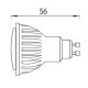 Lámpara LED GU10 SMD 8W 60º