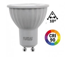 Lámpara LED GU10 SMD 6W 10º CRI90