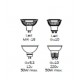 Foco basculante empotrar 102mm Blanco, para Lámpara GU10/MR16
