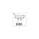 Tubo LED T8 438mm Cristal 6W Blanco Frío, conexión 1 lado