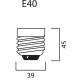Lámpara LED HB E40 100W Luz Blanca (Ideal Campanas)
