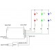 Controlador para tira LED RGB 144W con mando 44 botones