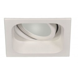 Foco Downlight LED Cuadrado Blanco empotrar 135x135mm 12W