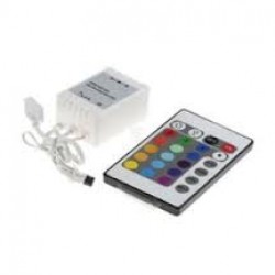 Controlador para tira LED RGB 72W con mando