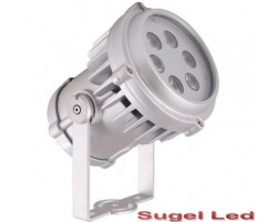 Foco LED exterior mod. Sta Pola 18W Blanco Cálido