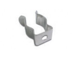 Clip sujeción para perfil redondo anodizado PR1916A, PR2117, T5