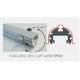 Clip sujeción para perfil redondo anodizado PR1916A, PR2117, T5