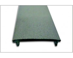 Difusor Tapa Ciega Gris para perfil aluminio anodizado Certificado, DC5, tira 2 mts.
